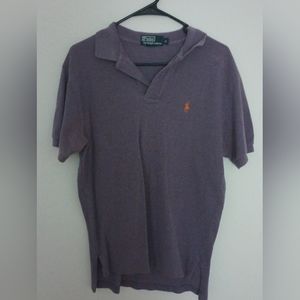 Men's purple Ralph Lauren polo